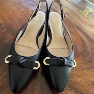 Cole Haan - Women’s Black Slingback Pump Flats - Size 7